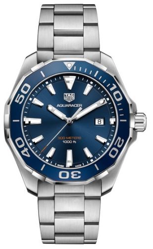 TAG Heuer Aquaracer 300M Quartz 43 Stainless Steel / Blue / Bracelet